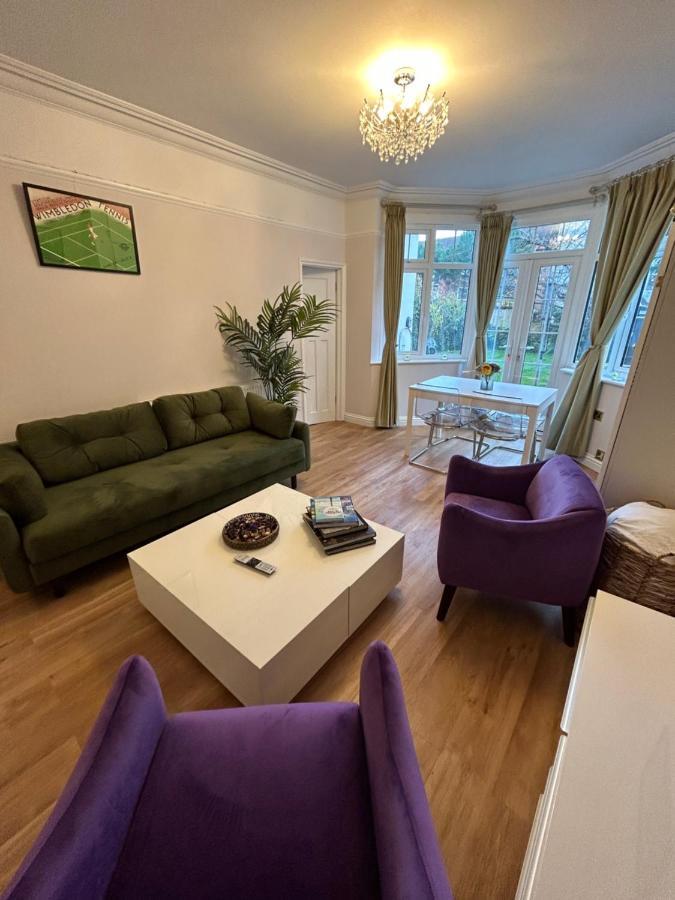 Lovely Garden Apartment In Wimbledon Town Centre With Private Parking By Wimbledon Holiday Lets Лондон Экстерьер фото